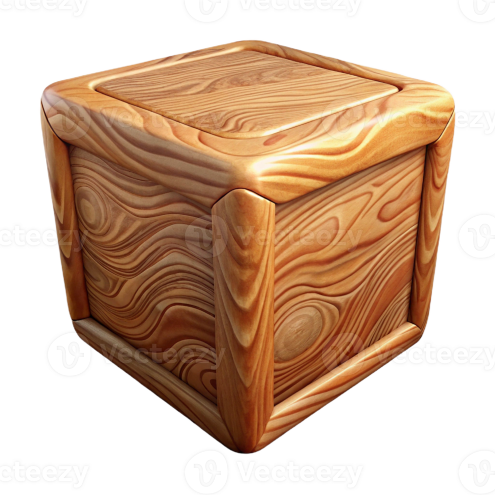 elegant rustic Jump Box Plyometric Wooden Transparent Cutout professional png