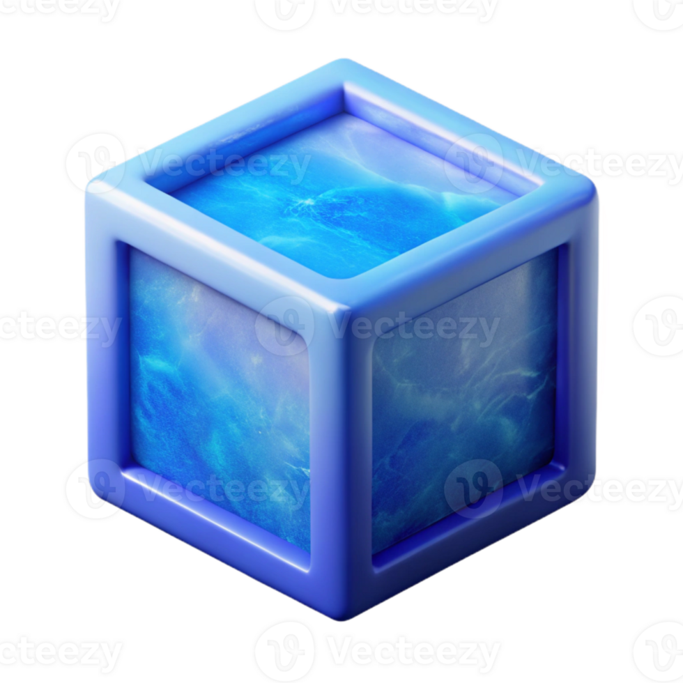 extraordinary abstract Jump Box Soft Plyo Blue Transparent Cutout authentic png