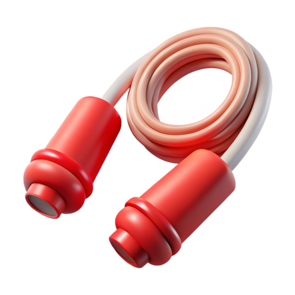 wonderful vintage Jump Rope Red Cutout Transparent Background high resolution png