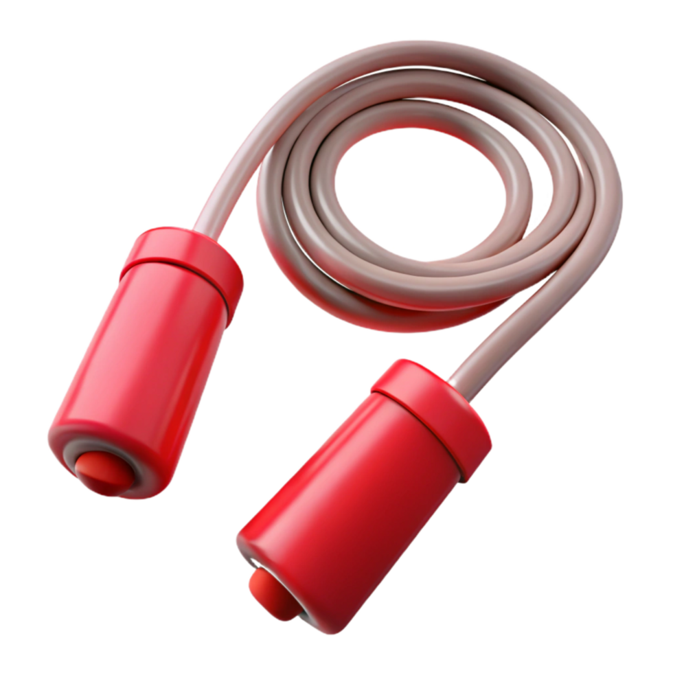 dramatic abstract Jump Rope Red Handles Transparent Cutout genuine png
