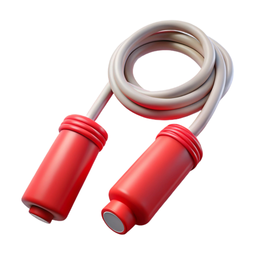 extraordinary modern Jump Rope Red Handles Transparent Cutout authentic png