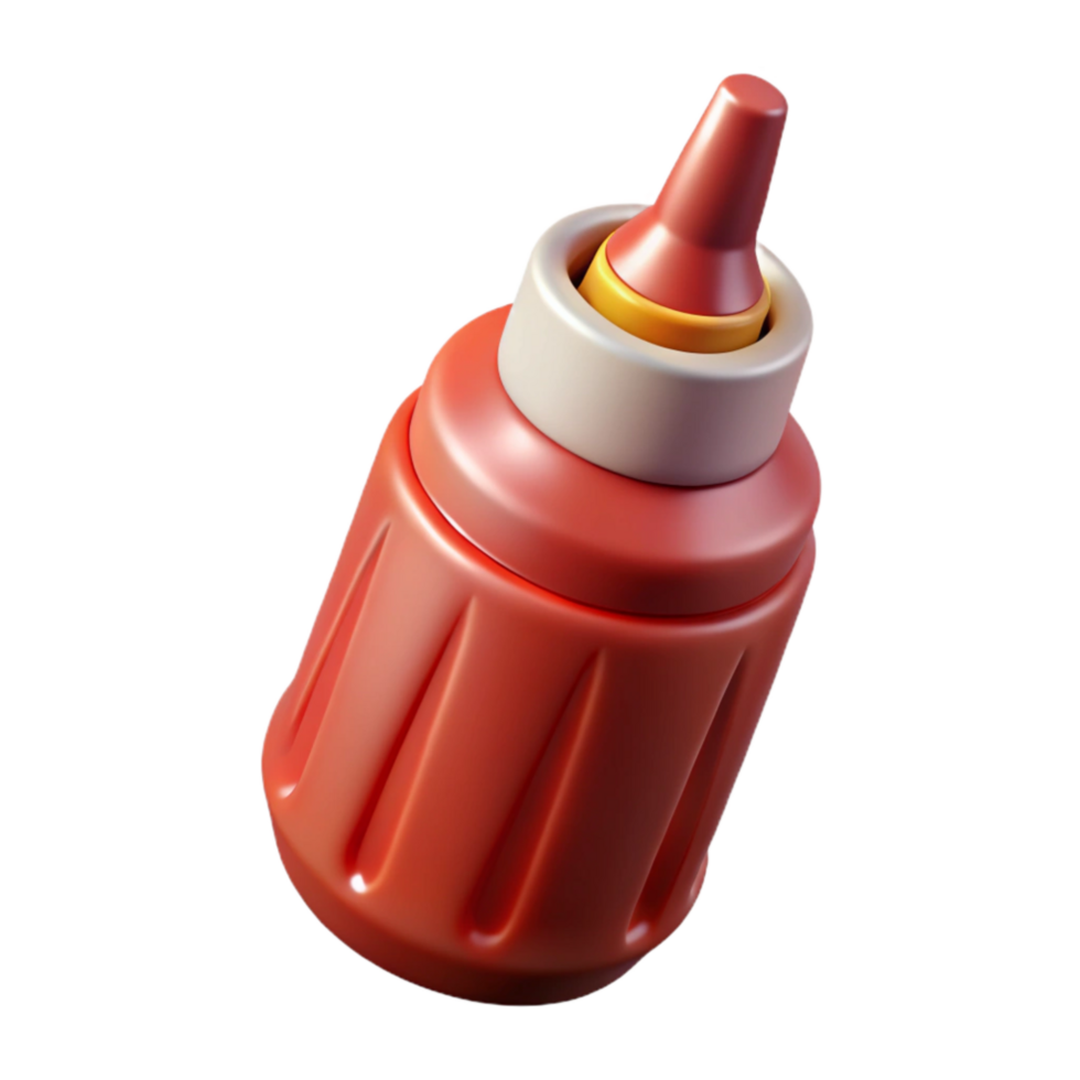 elegant contemporary Ketchup Bottle Isolated Transparent Background genuine png