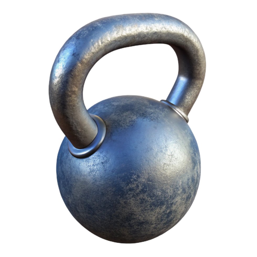 beautiful modern Kettlebell Cast Iron Isolated Element genuine png