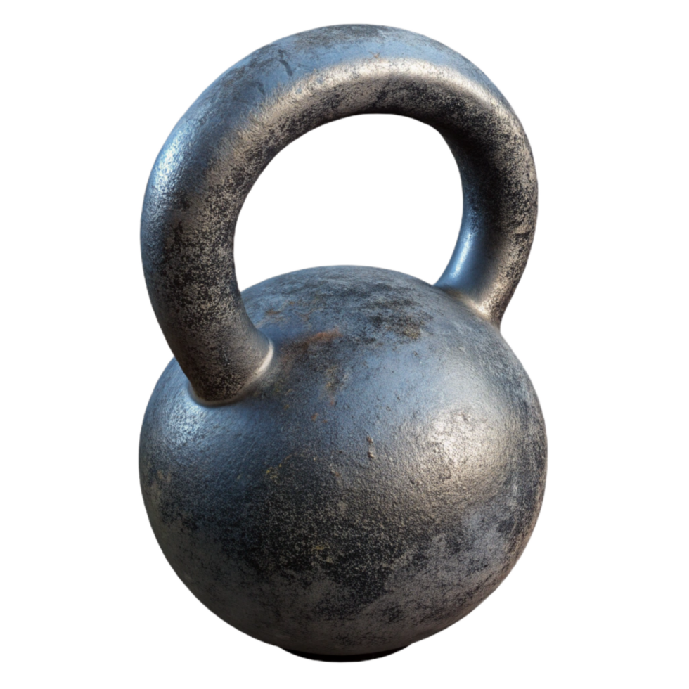 elegant rustic Kettlebell Cast Iron Rustic Isolated Element original png