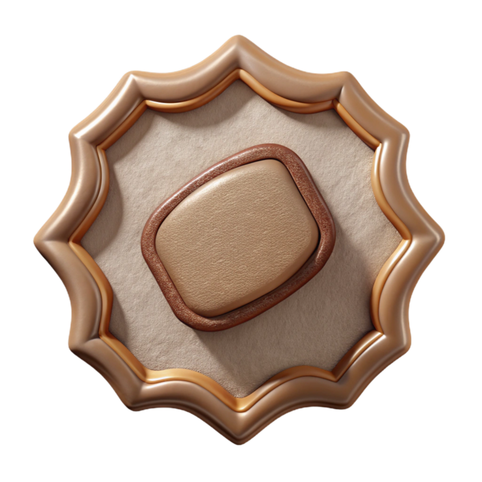 wonderful rustic Label Design with Transparent Background authentic png