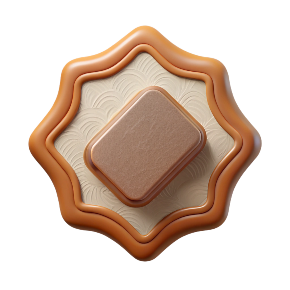 extraordinary modern Label Design with Transparent Background detailed png