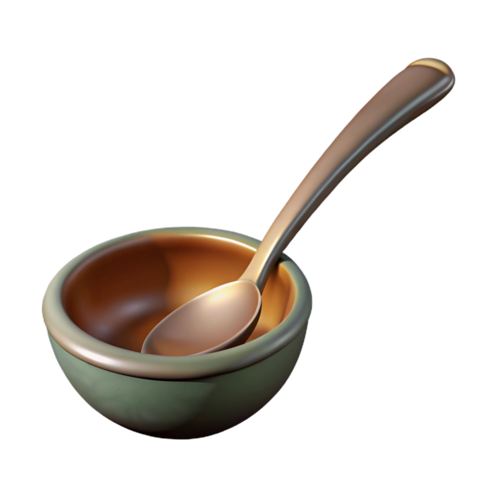 beautiful rustic Ladle Cutout for Soup professional png