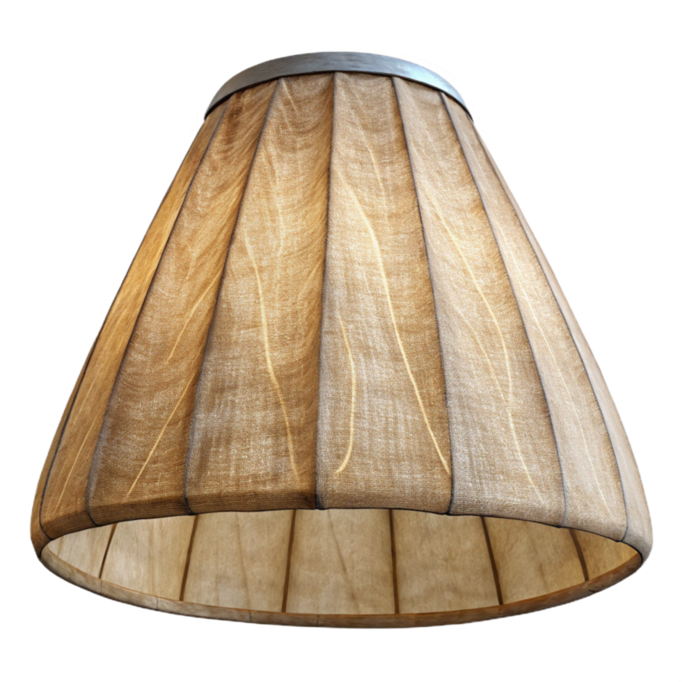 impressive creative Lamp Shade Fabric Beige Transparent Background professional png