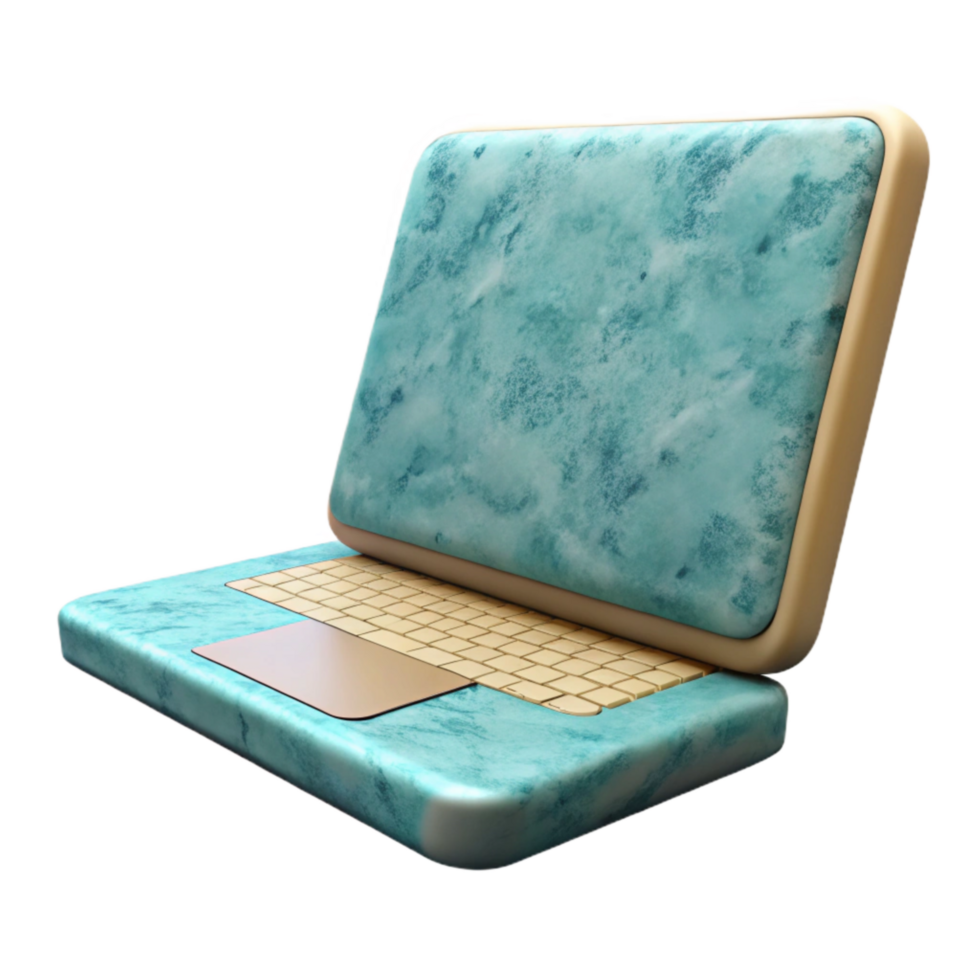 extraordinary minimalist Laptop Skin Design Isolated authentic png