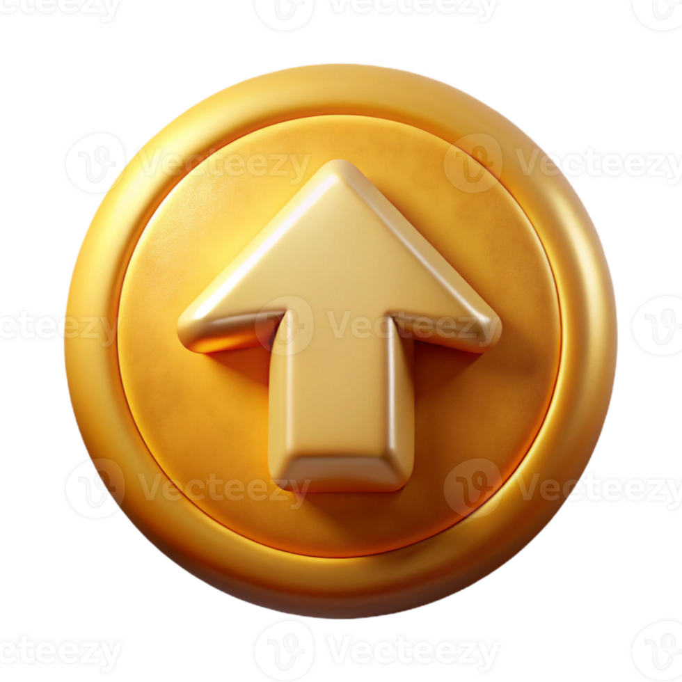 serene rustic Level Up Icon Golden Glow Isolated Cutout exclusive png
