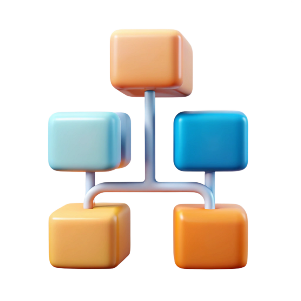extraordinary minimalist Machine Learning Data Flow Diagram Transparent Background professional png