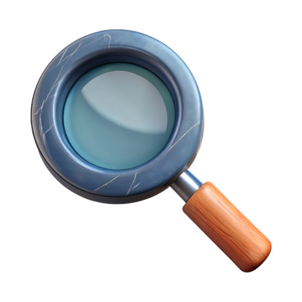 extraordinary abstract Magnifying Glass Top View Cutout 4K png