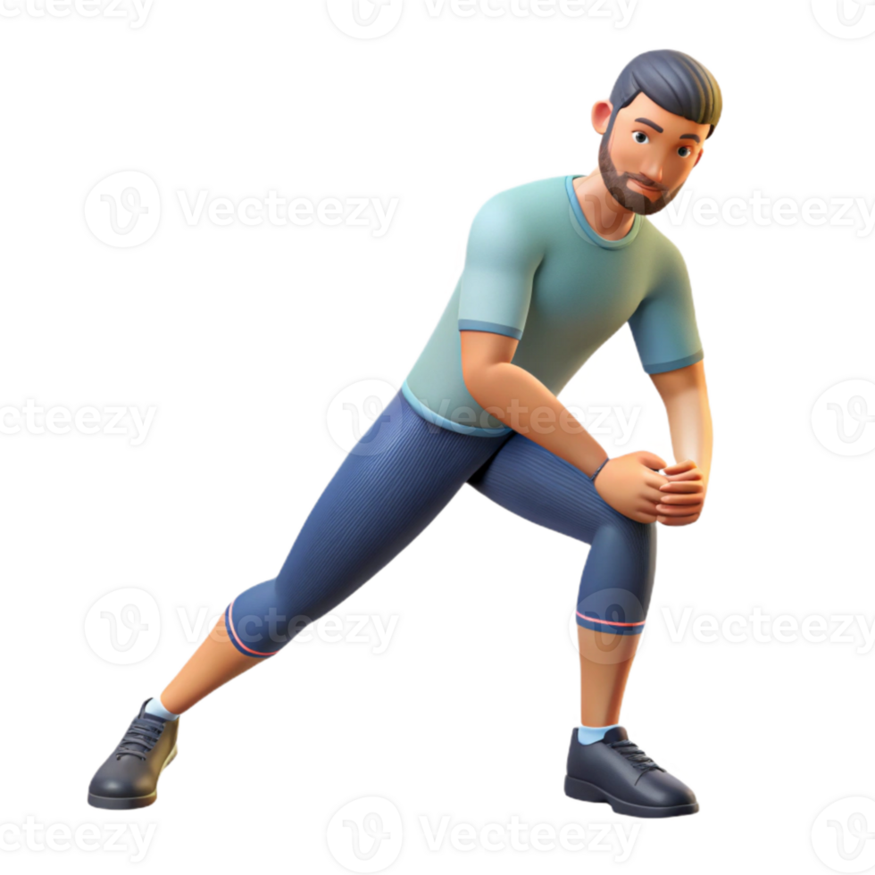 stunning contemporary Man Stretching Hamstrings Transparent Background original png