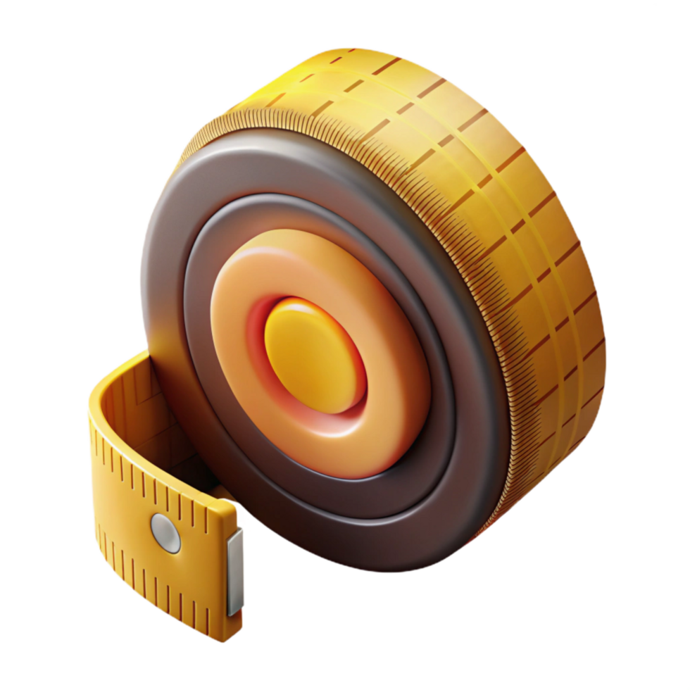 magnificent classic Measuring Tape Metric Units Marked Cutout high quality png