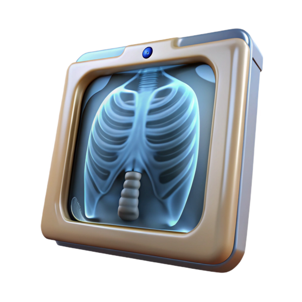 serene abstract Medical Imaging Scan X-ray View Isolated Element exclusive png
