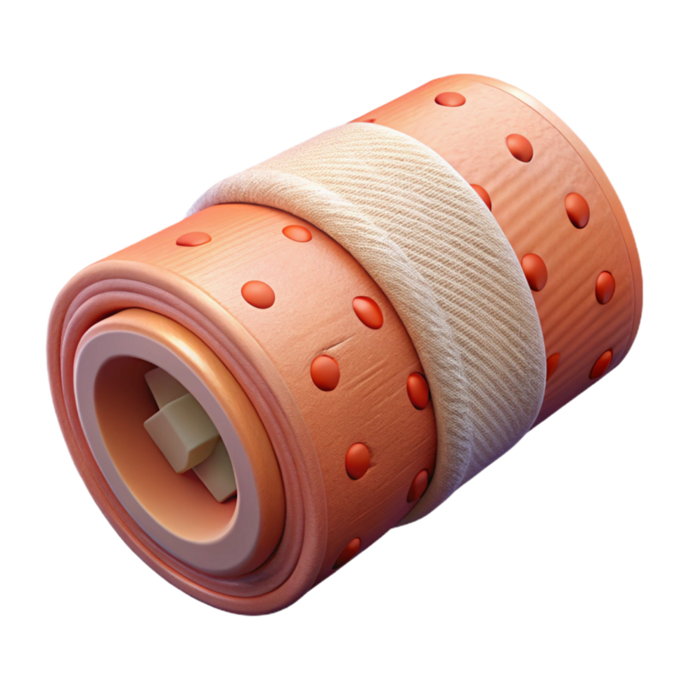 vibrant modern Medical Bandage Roll Transparent Background premium png