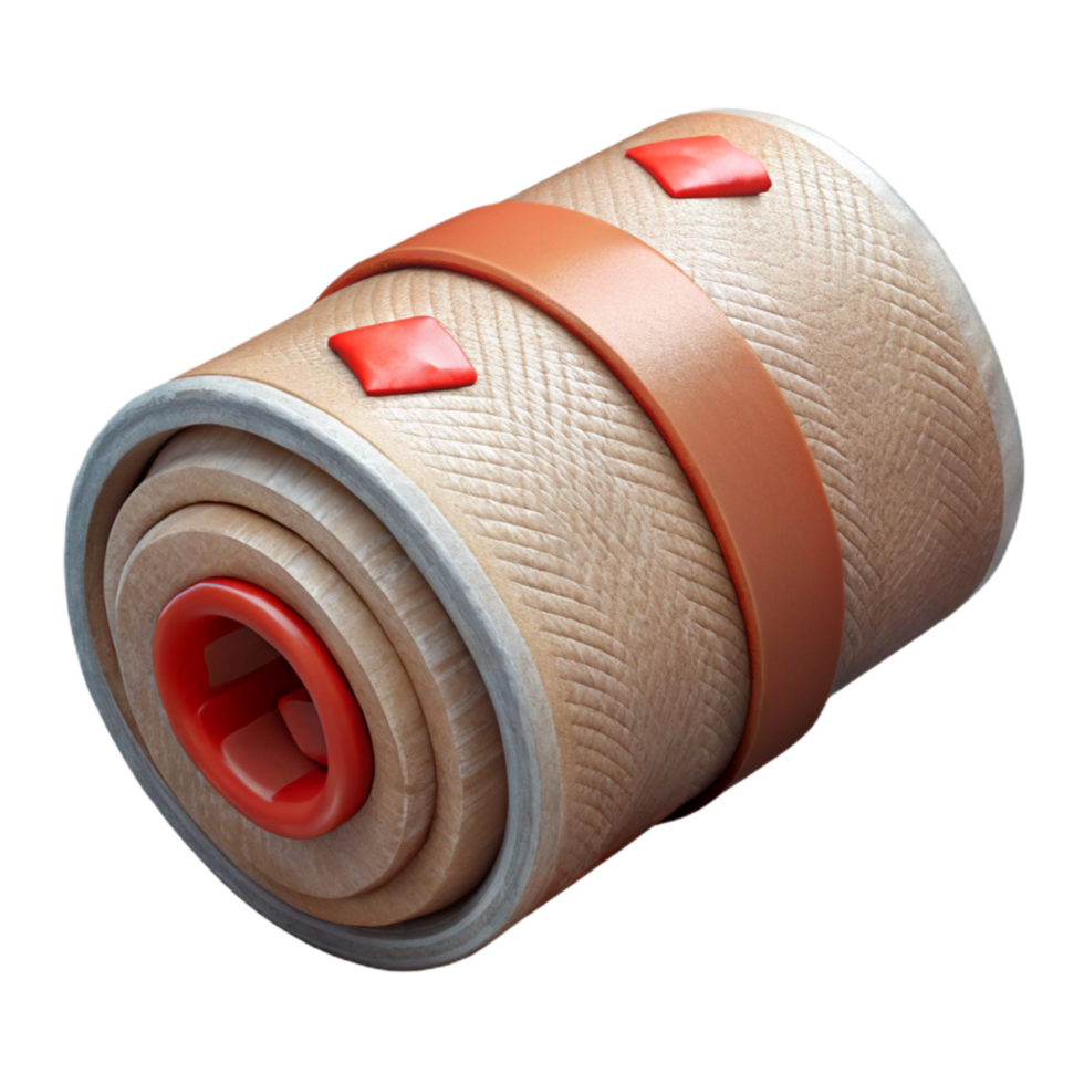 magnificent minimalist Medical Bandage Roll Transparent Background high quality png