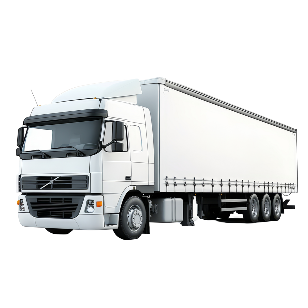 transparent truck isolated on a transparent background showcasing its clean design and spacious cargo area, truck isolated on transparent background png