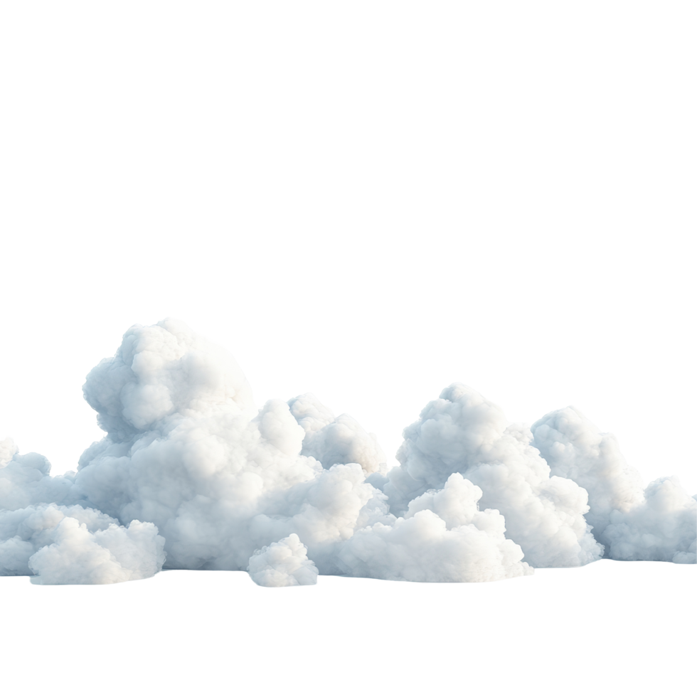 Soft transparent clouds against a bright transparent background create a serene atmosphere, reminiscent of a peaceful sky during a calm day, clouds on transparent background png