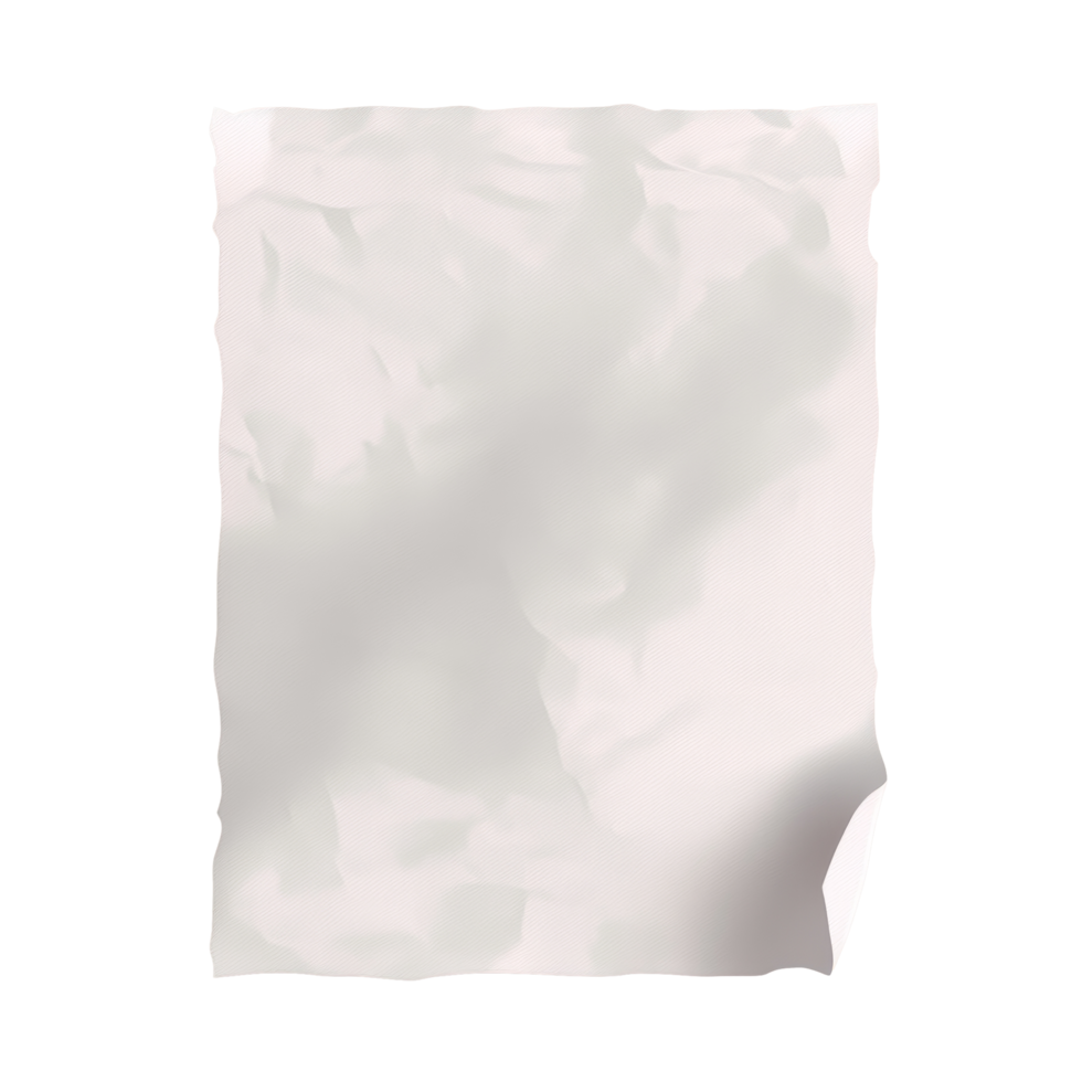 A small paper poster with a soft shadow on an isolated background showcasing a blank canvas for creative expression, small paper poster background with shadow isolated png