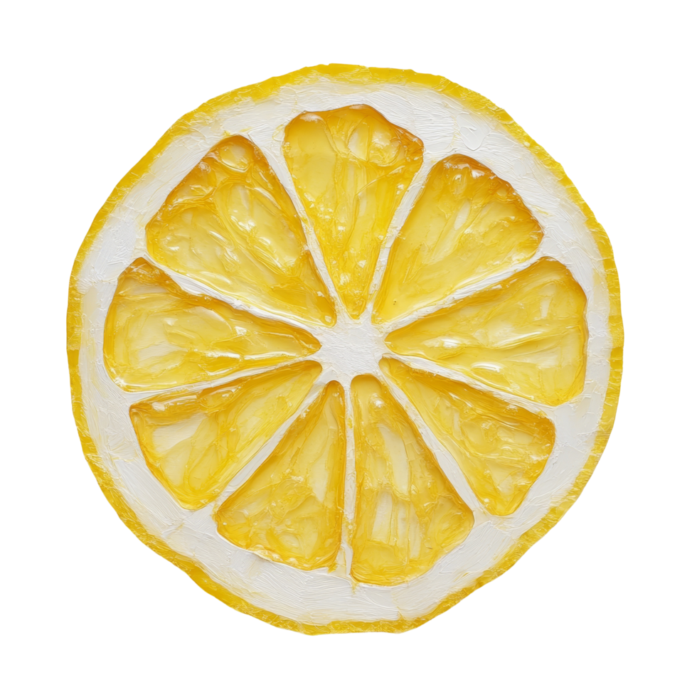 Fresh slice of lemon isolated on a clean transparent background for culinary and beverage presentations, slice of lemon isolated on transparent background png