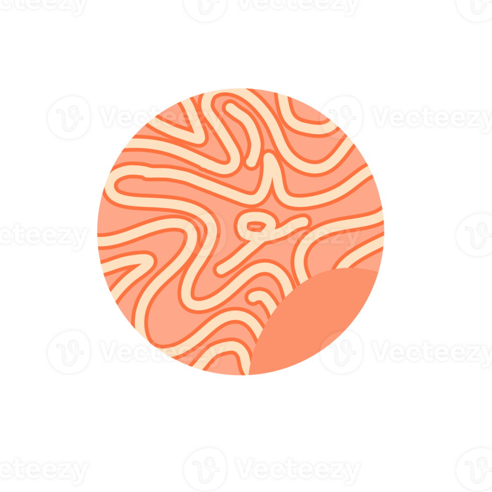 A circle with a pattern on it png