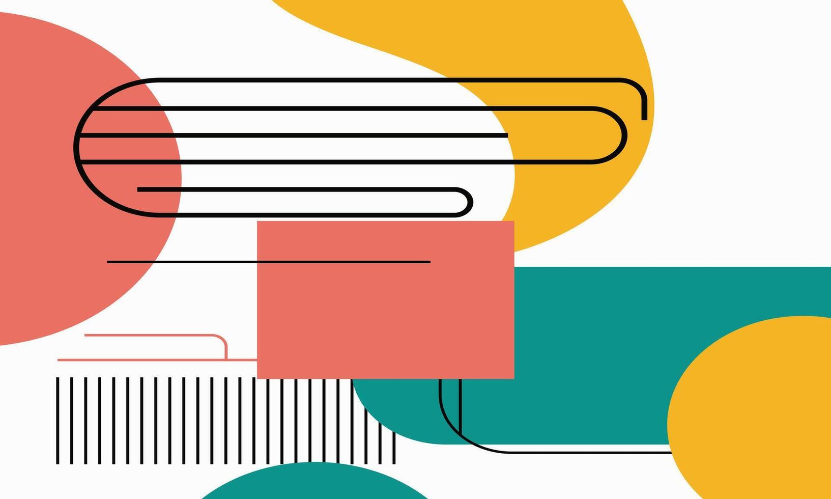 A colorful abstract background with geometric shapes vector