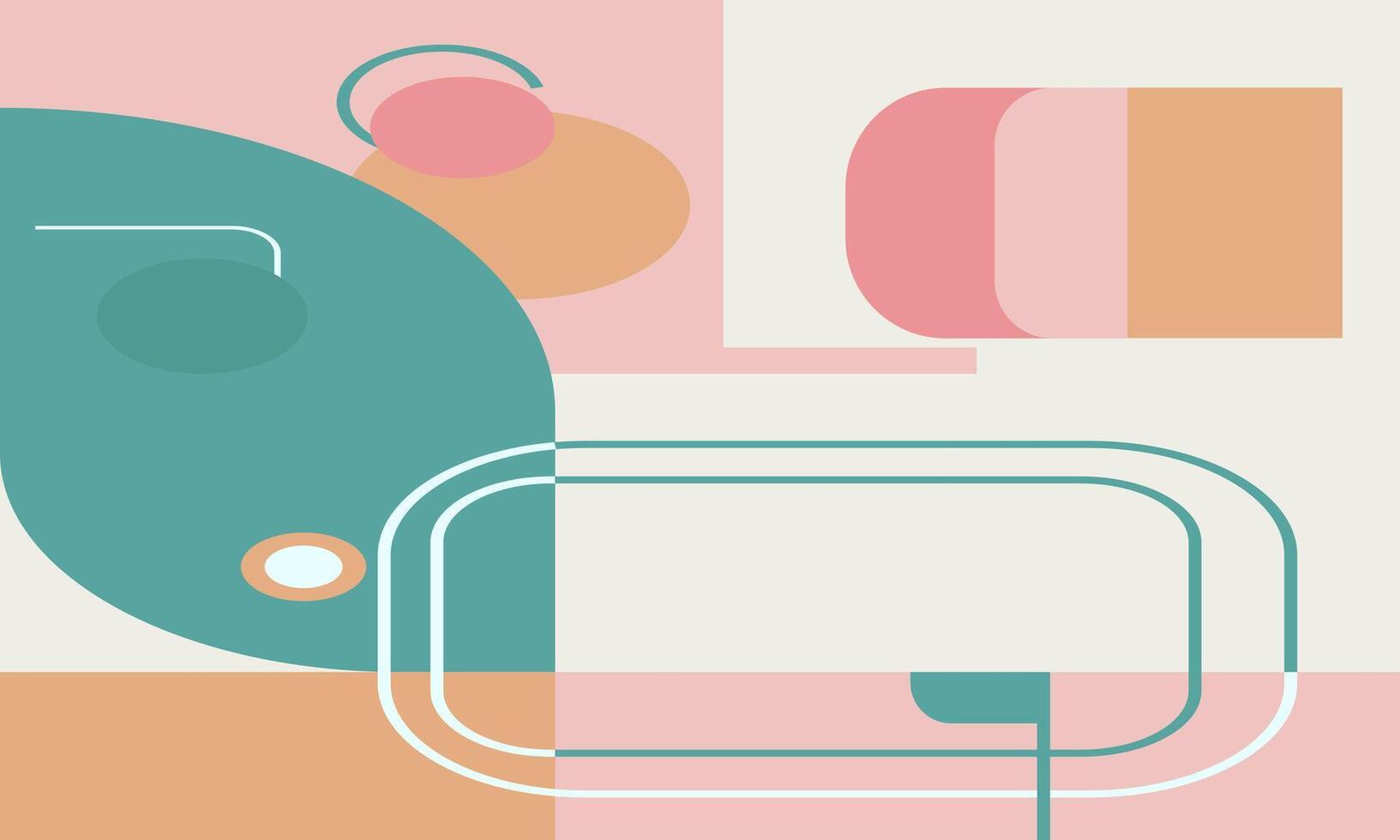A colorful abstract background with a square shape vector