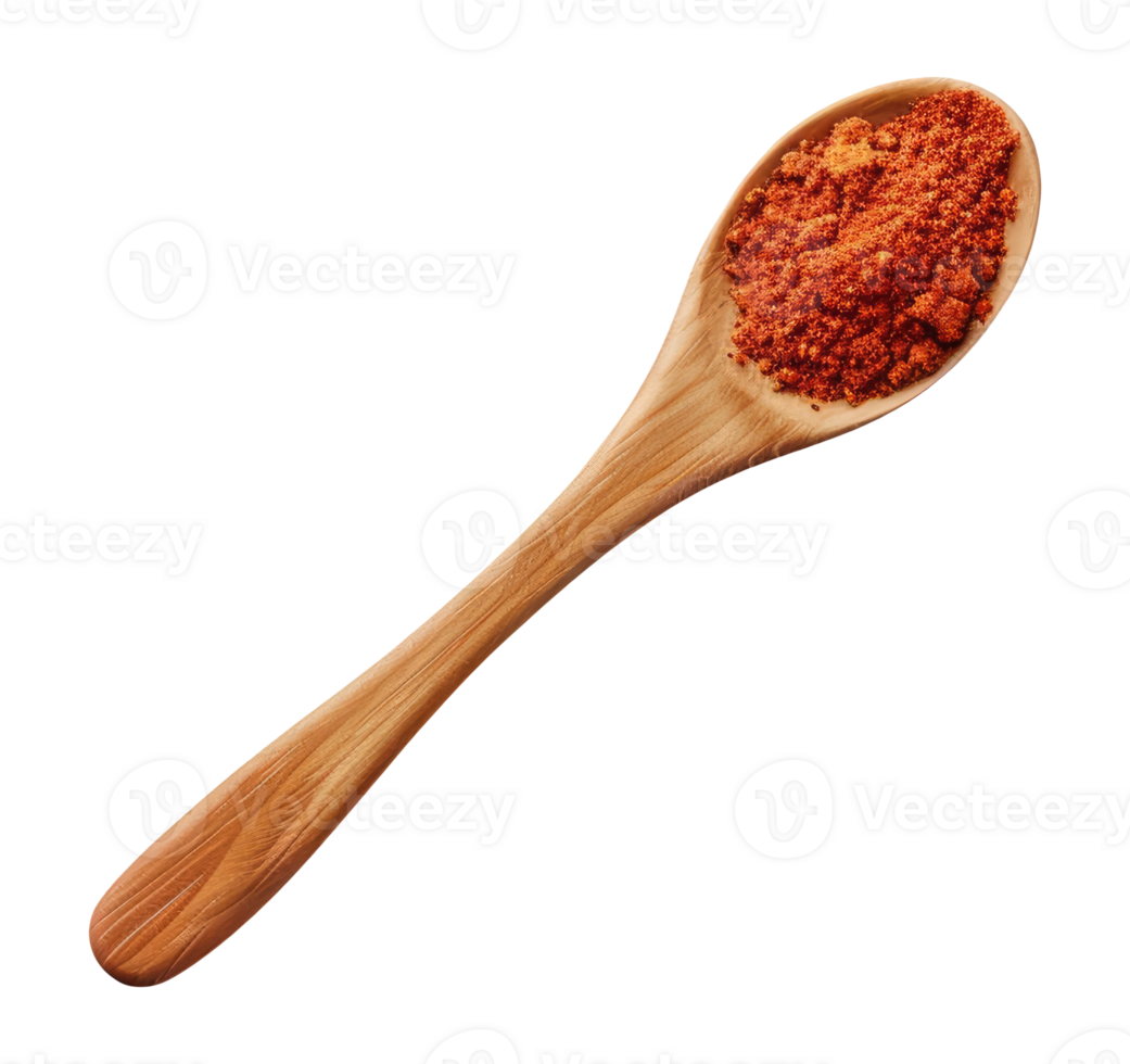 Spoon with Paprika Powder png