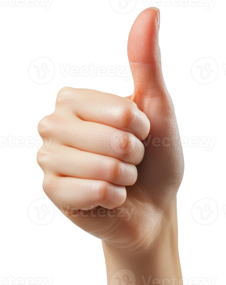 Male Hand - Thumbs Up Gesture png