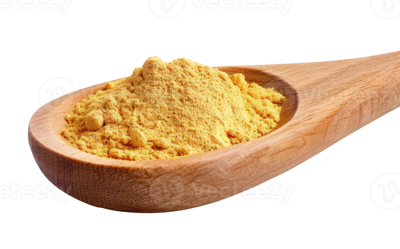 Wood Spoon with Turmeric png