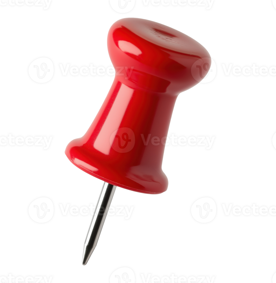 Red Push Pin Macro png