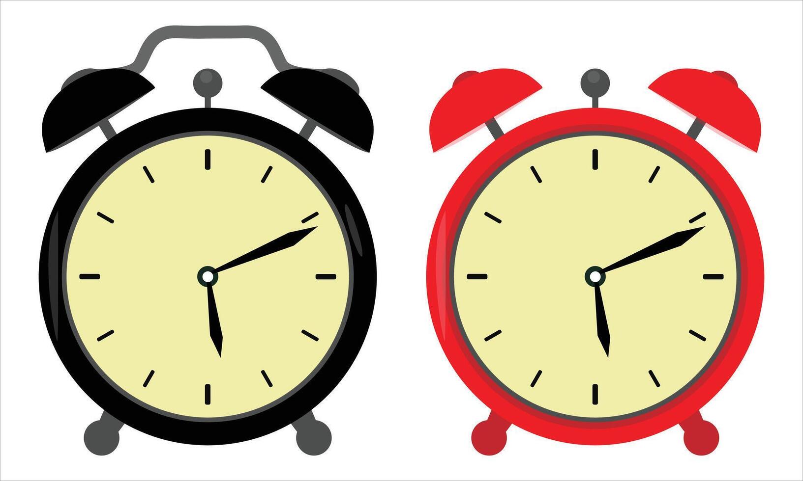 alarm clock Illustration on white background vector