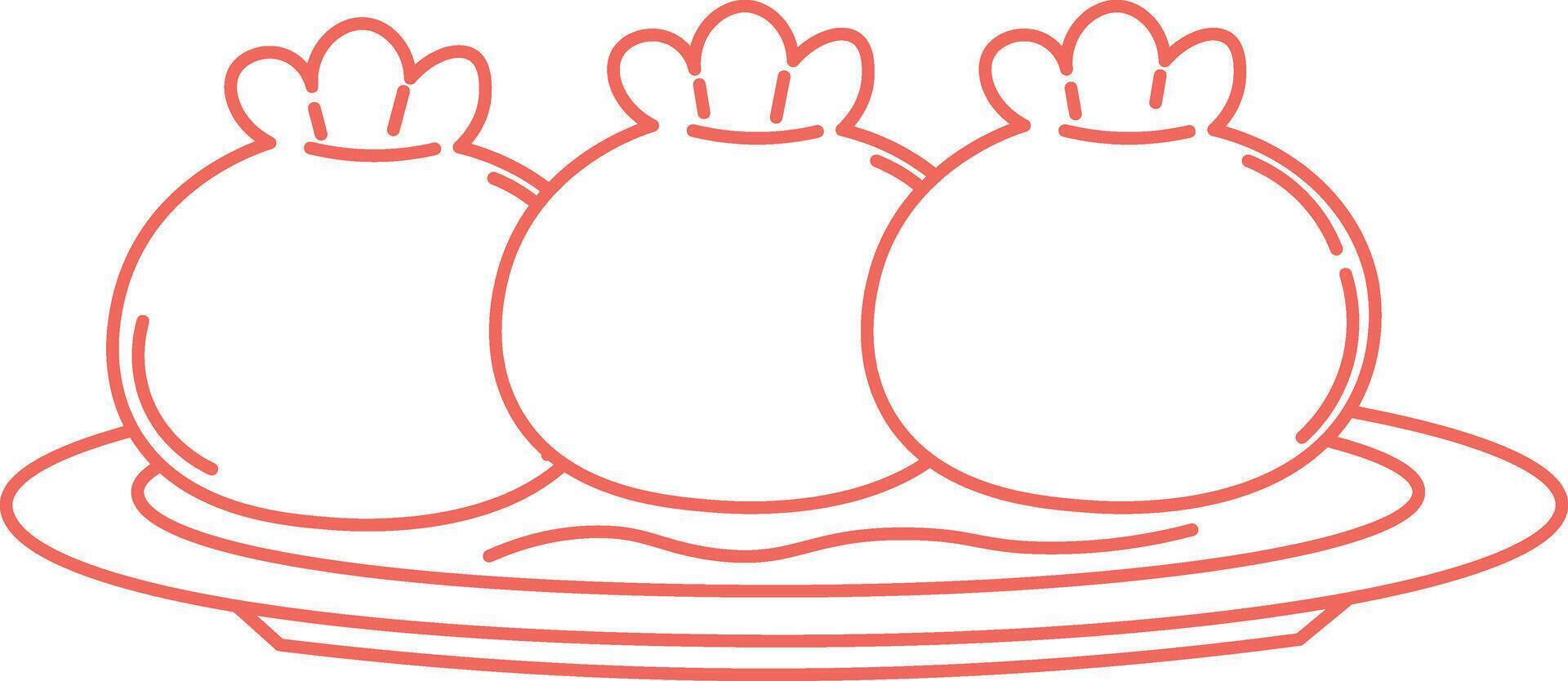 Handdrawn Illustration of Filipino Dessert vector