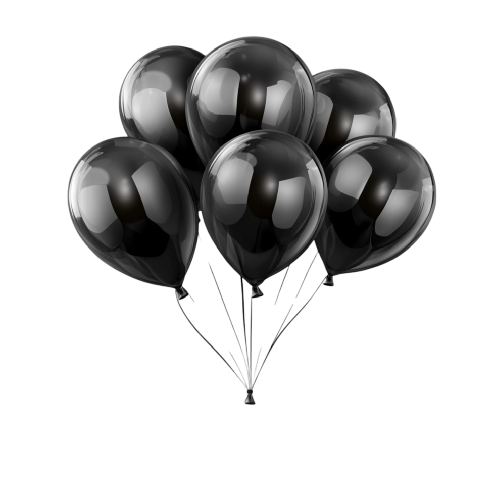 Exciting 3D Party Balloons Creating a Stunning and Lively Event Decoration png