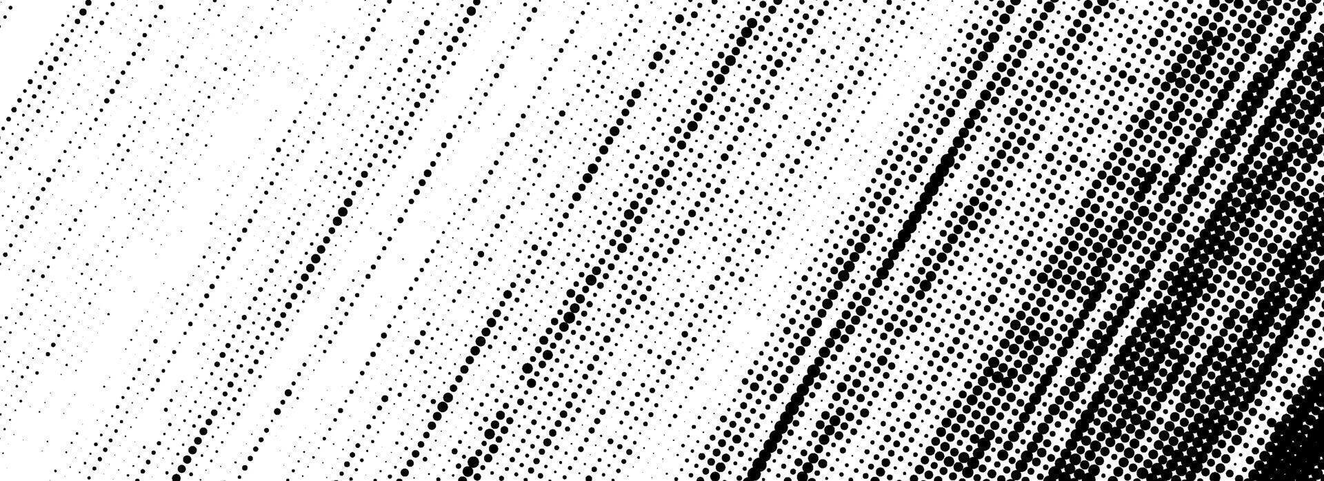 Halftone diagonal scratch background. Fading grit noise texture. Dotted pop art sandy wallpaper. Retro pixel backdrop. Anime or manga style comic overlay. Grunge slanted halfton glitch template vector