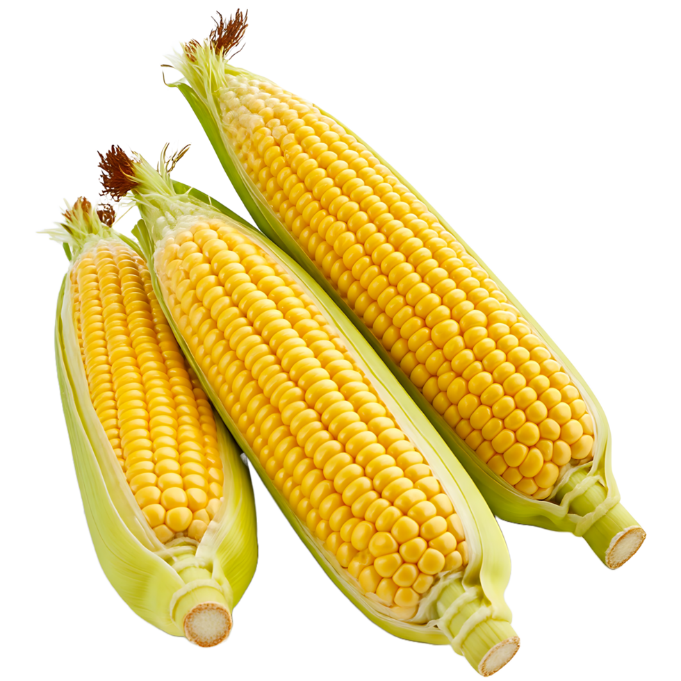 Corn on the Cob Isolated on Transparent png