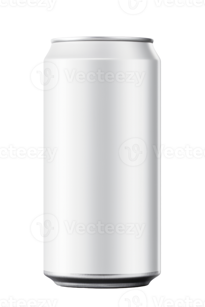 330 ml Aluminum Soda Can Mockup on Transparent Background Royalty Free Image png