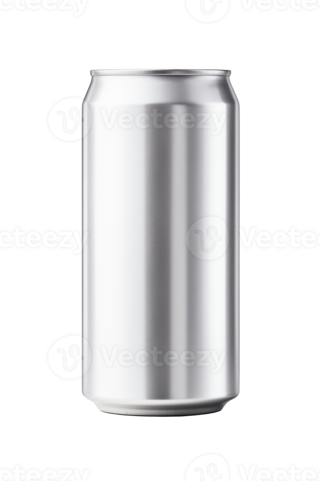 330 ml Aluminum Soda Can Mockup on Transparent Background - Royalty-Free Image png