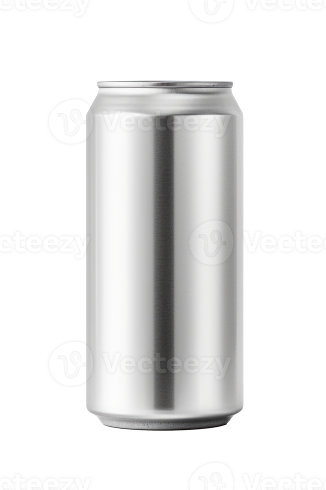 330 ml Aluminum Soda Can Mockup on Transparent Background Isolated Beverage Template for Branding and Packaging Design png