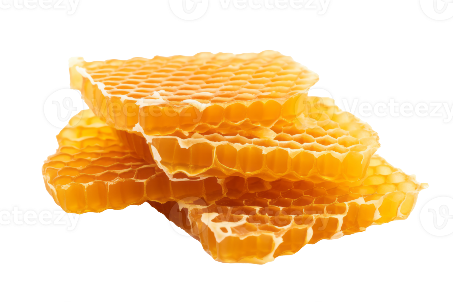 Illustration of Seamless Honeycomb Pattern on Transparent Background Ideal for Wallpaper, Fabrics, and Wrapping Papers png