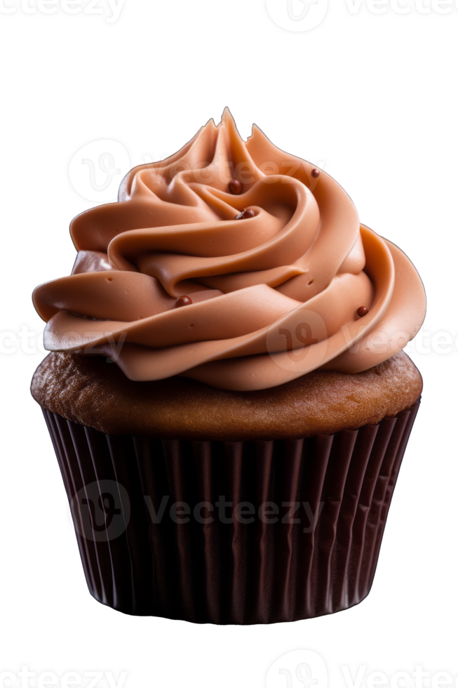 Delicious Cupcake with Frosting and Sprinkles High Quality with Transparent Background png