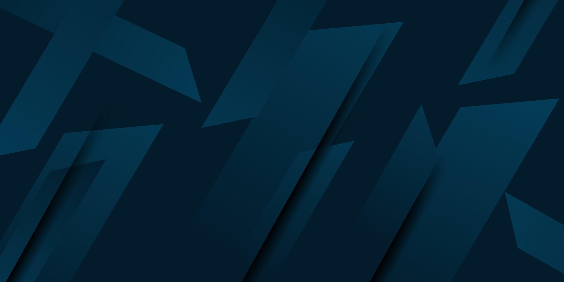 Abstract dark blue overlapping triangle shape 3D background. Simple and modern pattern concept. vector