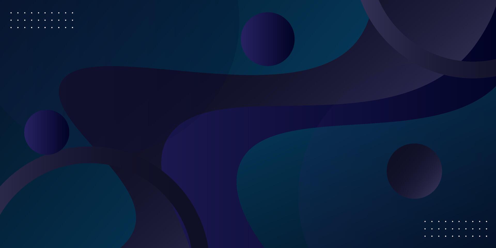 Abstract fluid 3D background with blue wave design. vector
