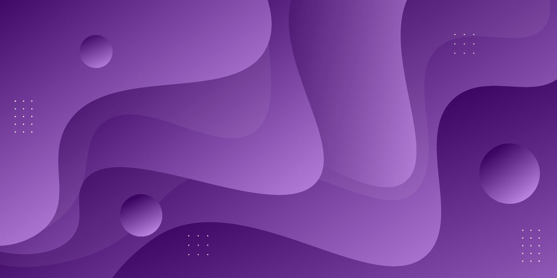 Abstract minimalist purple wave background. Dynamic shape color background. Trendy background for banner. vector