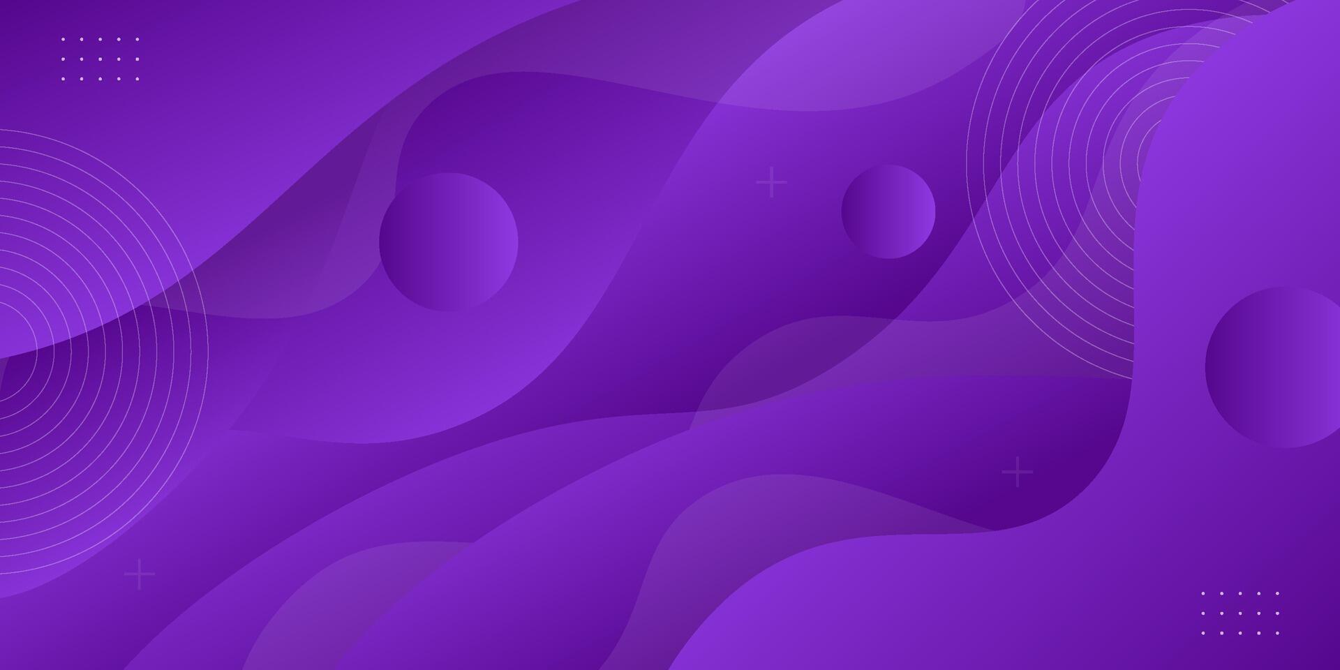 Abstract 3D wave design with minimal purple background for banner cover, book flyer and other graphic design. vector