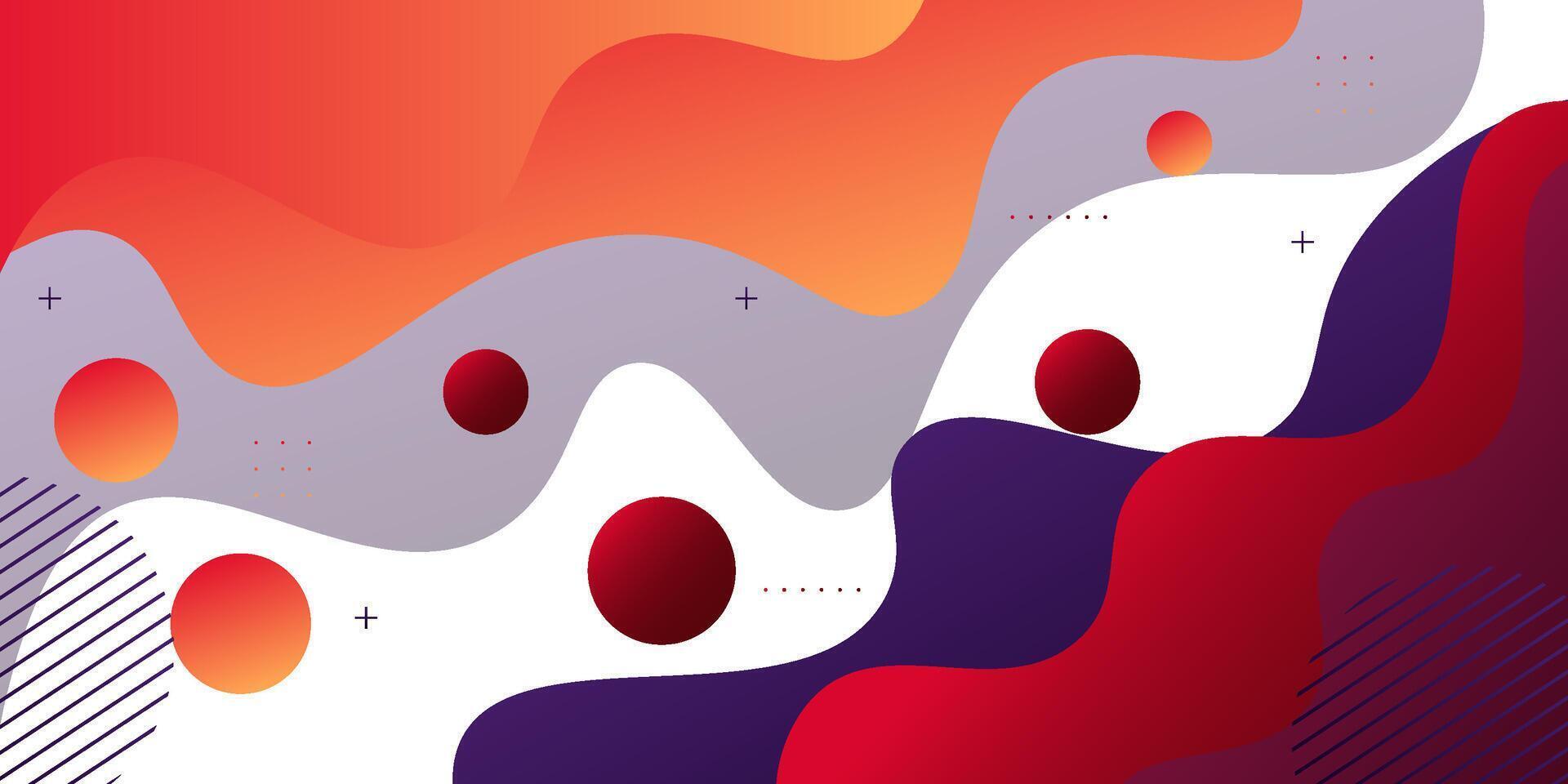 minimal geometric colorful abstract background, dynamic shape composition landing page background. eps10 vector