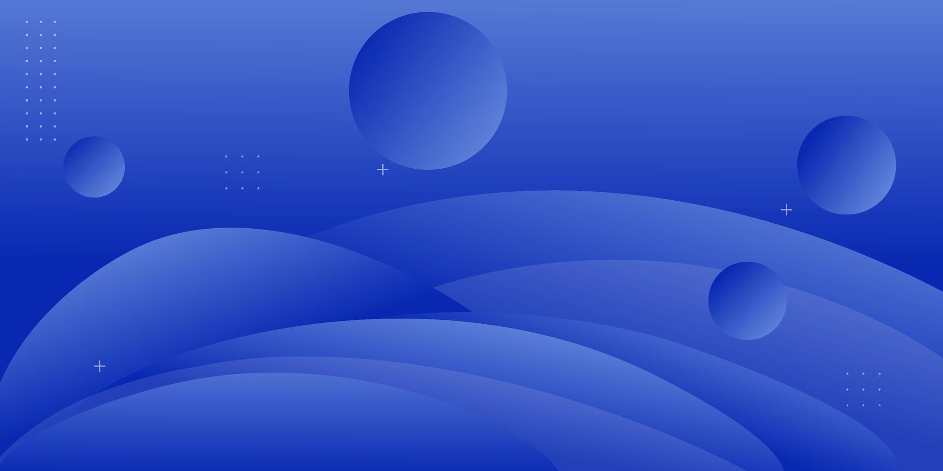 Abstract minimal wave background with dynamic blue color design. Simple geometric shape pattern. Eps10 vector