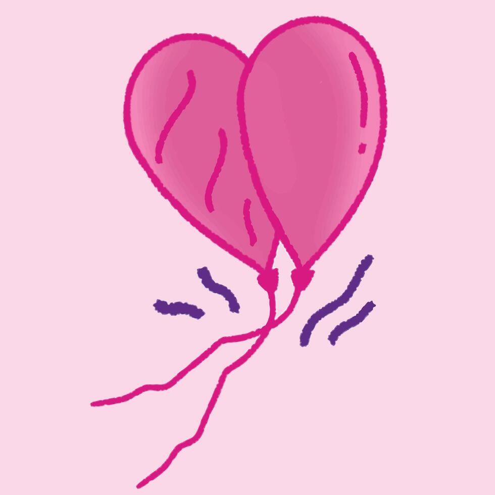 a twins balloon icon design vector