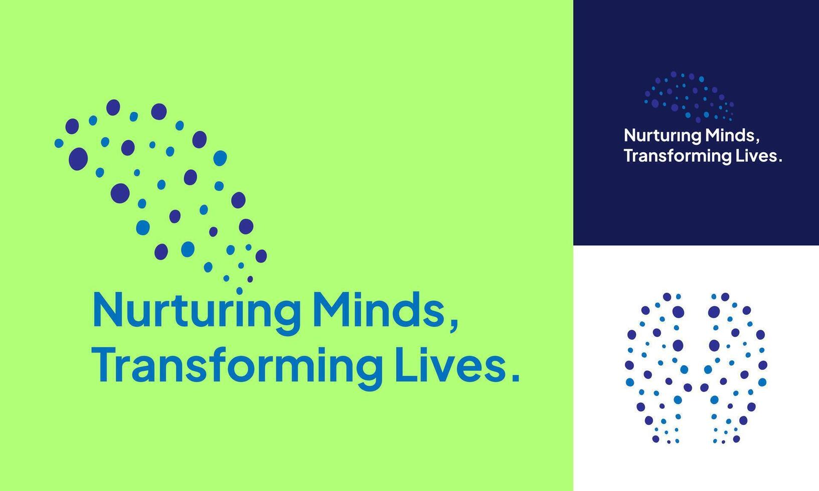 Psychology Consulting Modern Logo Brains Illustration vector
